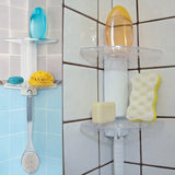 Butterfly corner shower stand