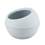 Sfera Planter With Clip-on Saucer White