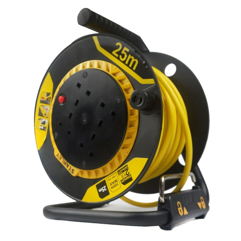 Stanley 4-Sockets Cable Reel (25 m)