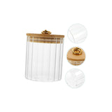 Glass Storage Jar 500ml With Bamboo Lid