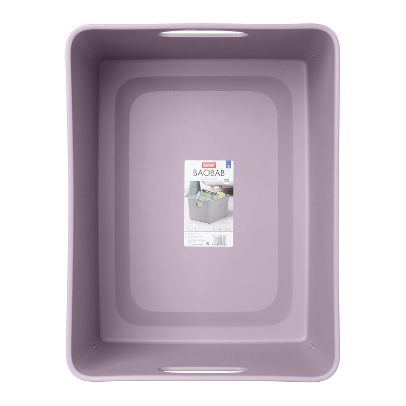 Tatay Storage Basket 1.5L Baobab (Lilac)