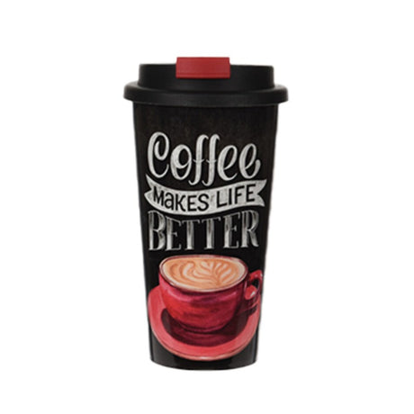 Travel Mug With Lid 450ml