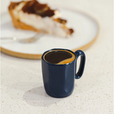 Two Ceramic Mugs With Handle 80 ml Fuori Navy Blue