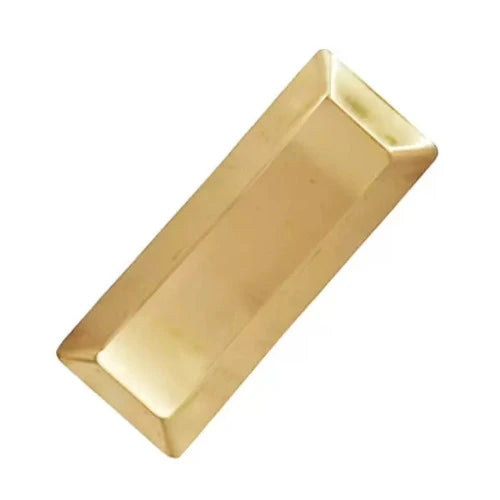 Stainless Steel Long Rectangle Tray Gold