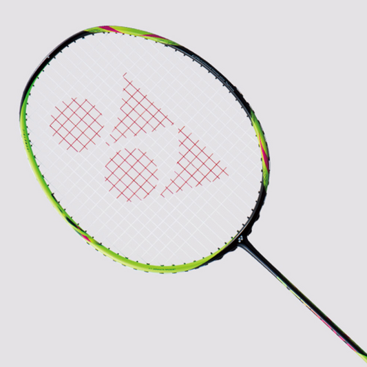  Badminton Racket Black Lime - Strung