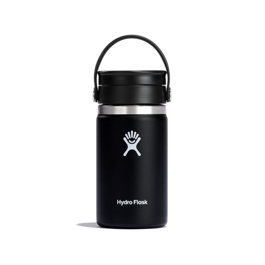 Hydro Flask 12 OZ Wide Mouth Flex Cap Black 