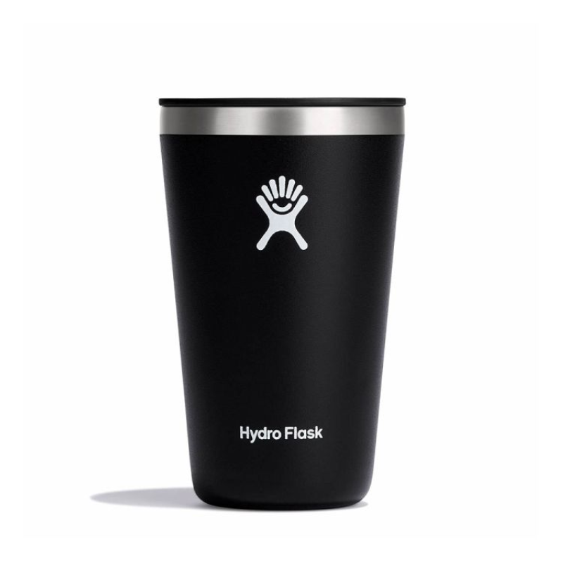 16 OZ All Around Tumbler Press-In Lid Black