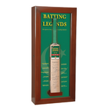 Batting Legends Cricket Memorabilia, with Wooden Frame