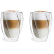 Set of 2 double wall glass 300ml