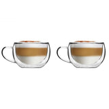 Set of 2 double wall cups 300ml