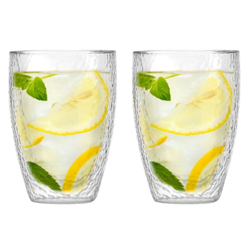 Set of 2 double wall glasses 350ml