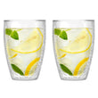 Set of 2 double wall glasses 350ml