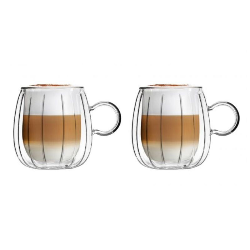 Set of 2 double wall cups 350ml