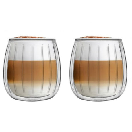 Set of 2 double wall glasses 250ml