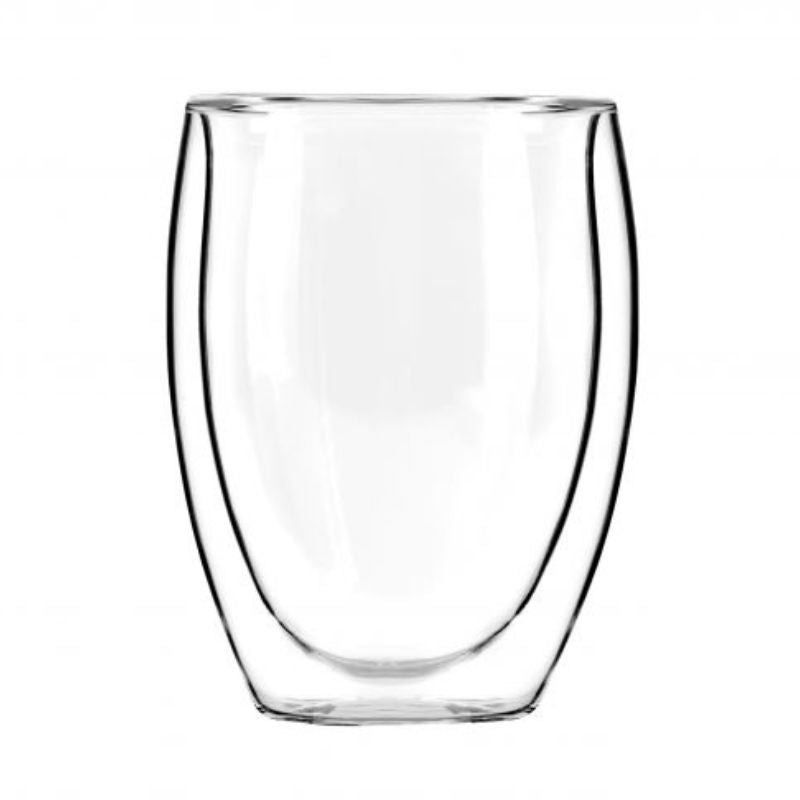 Set of 2 high double wall glasses 360ml