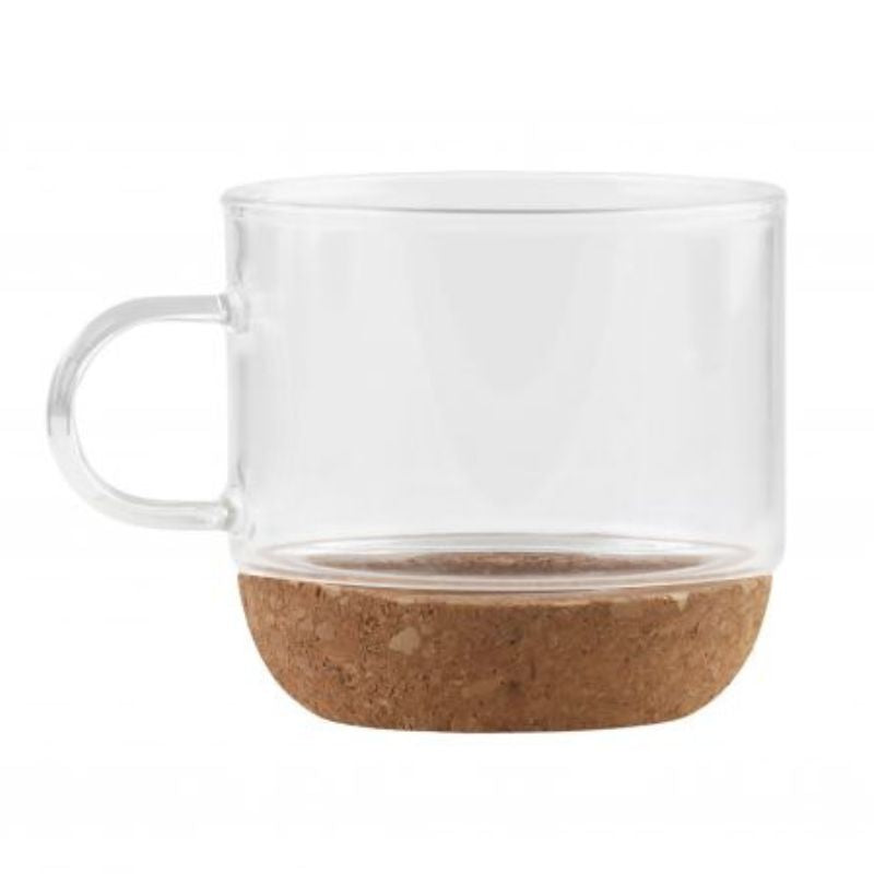 Set jug 800ml + 2 pcs of glasses with a cork stand 250ml