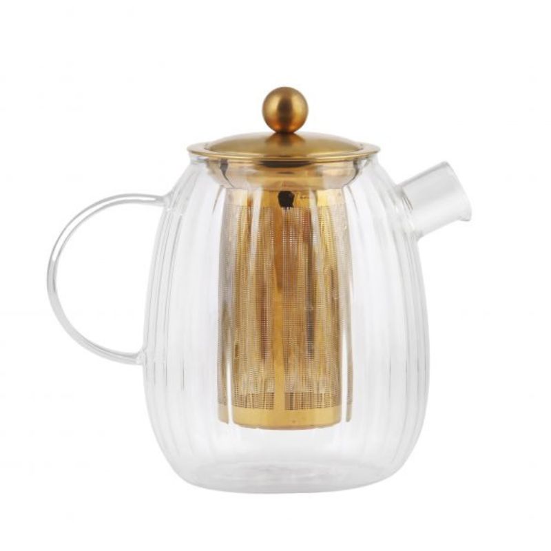 Tea pot with stainless steal infuser 1000ml