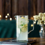 Double wall glass pitcher 1000ml