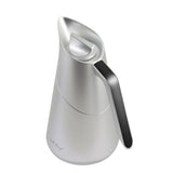 Thermos with glass inner 1L silver