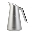 Thermos with glass inner 1L silver