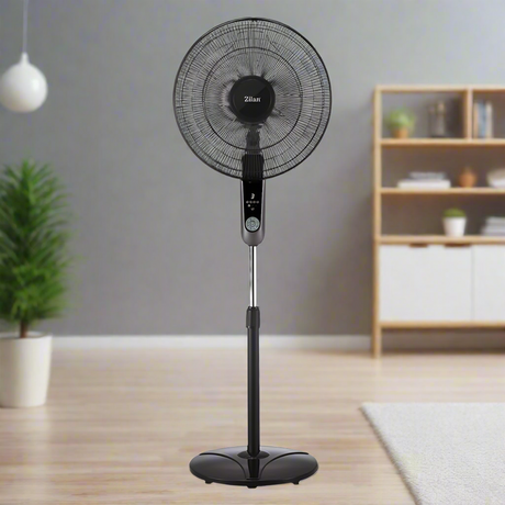 Stand Fan Black