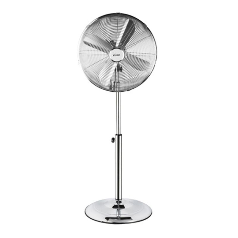 Stand Fan Silver