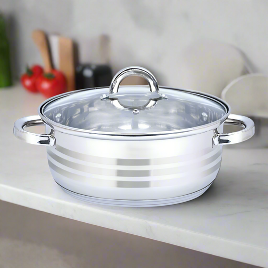 Stainless Steel Casserole With Lid