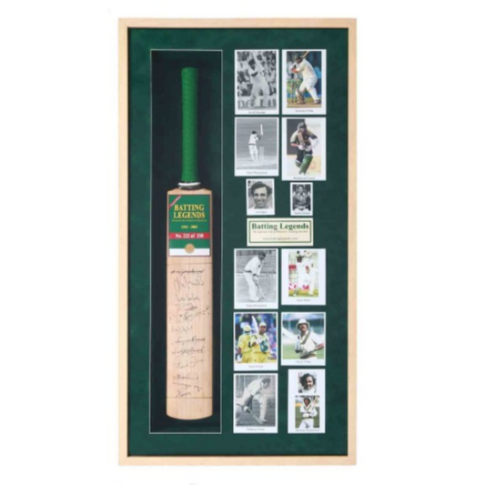 Batting Legends Cricket Memorabilia - Wall Hanging Frame