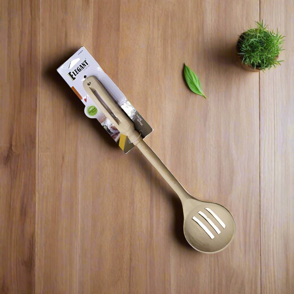 Elegant Wooden Cooking Serving Spoon