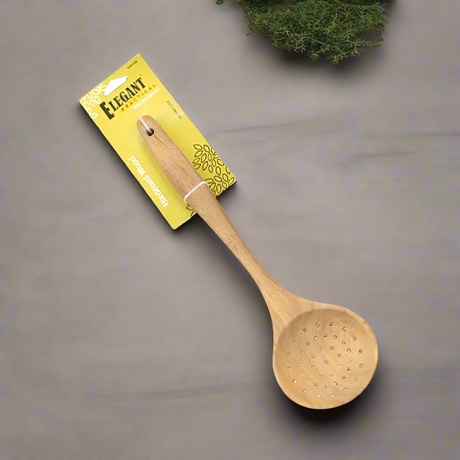 Elegant Wooden Cooking Serving Spoon