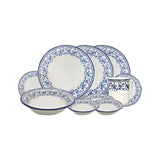 Aster Blue Ceramic Dinner Set 85pcs