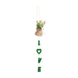 Artificial Plant Hanging Love Letter