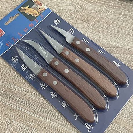 Kitchen Vegetable DIY Carving Knives Set of 4