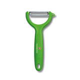 Tomato Peeler Y, Serrated Cut, Green