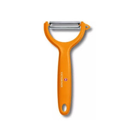 Tomato Peeler Y, Serrated Cut, Orange