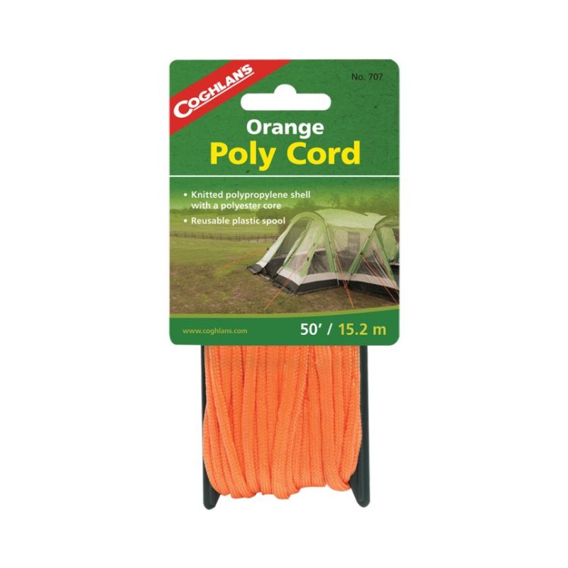 Coghlan’s Braided Nylon Cord-Orange