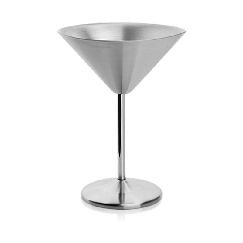 Stainless Steel Cocktail Glass