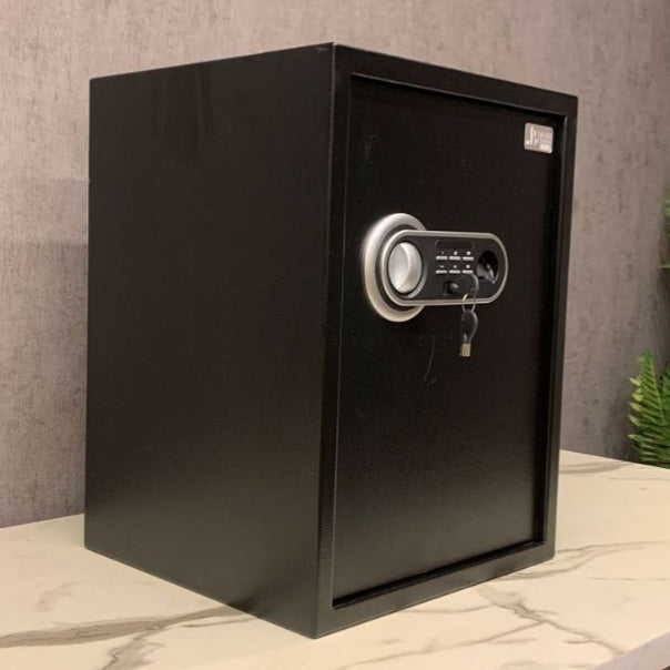 Digital Solid Steel Safe Small Black