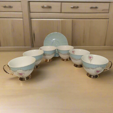 Cup Saucer Set (Set of 6)