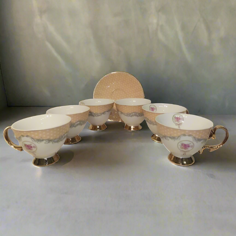 Cup Saucer Set (Set of 6)