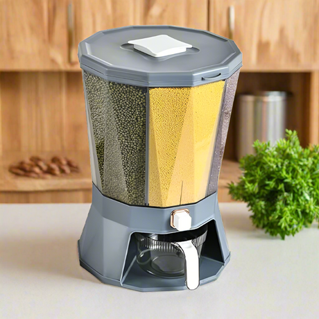 360 Degree Rotating Cereal Dispenser Countertop