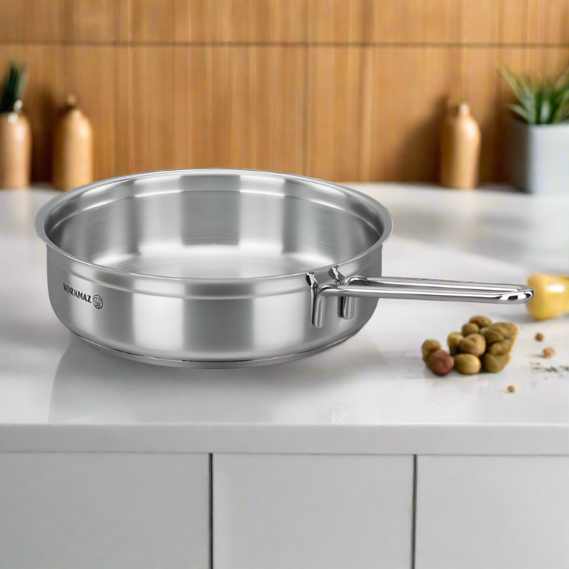 Korkmaz Stainless Steel Frypan 2.7Ltr