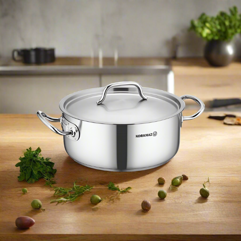 Korkmaz Proline Casserole Silver