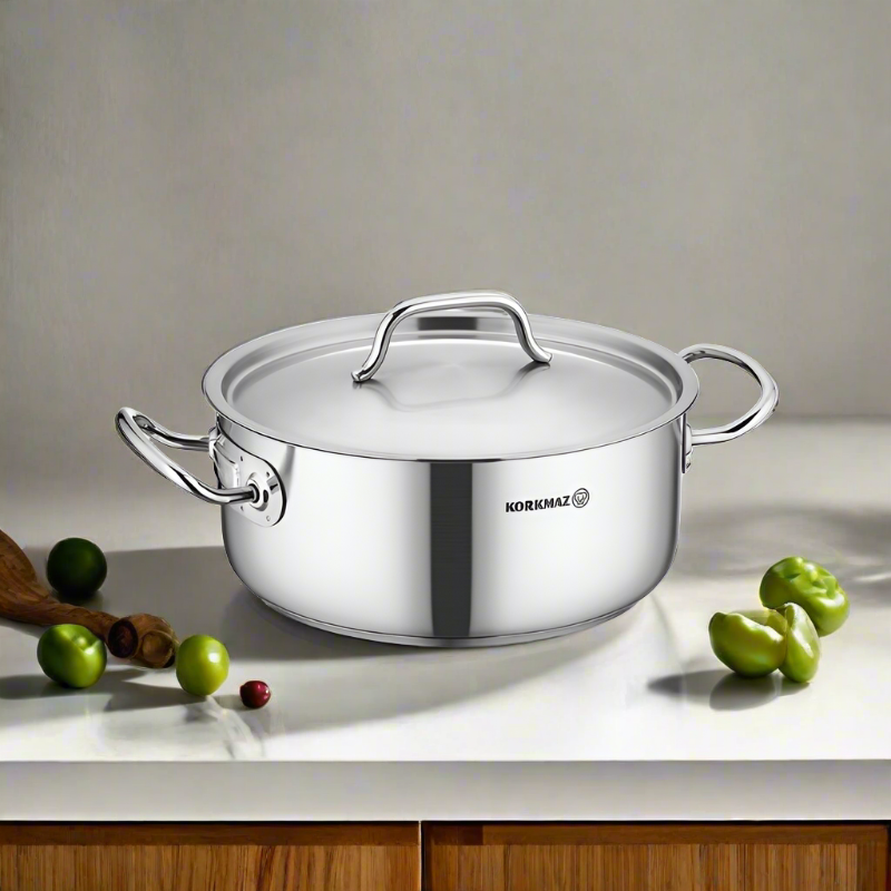 Korkmaz Proline Casserole Silver