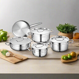 Korkmaz Alfa 9 Pcs Cookware Set