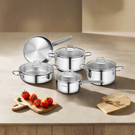 Korkmaz Perla 9 Pcs Cookware Set