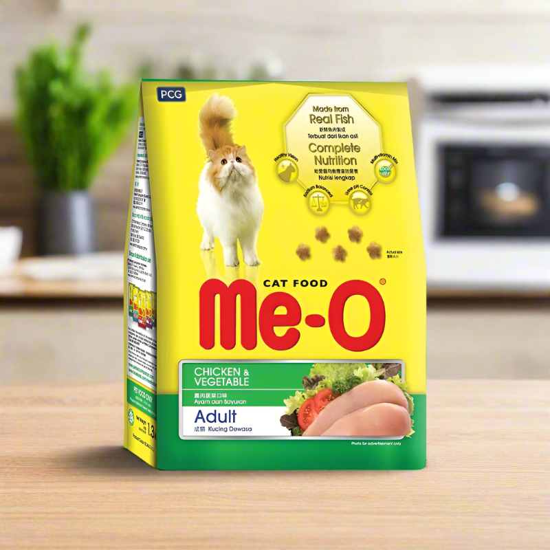 Me-O Adult Chicken & Vegetable Cat Food 450 grm