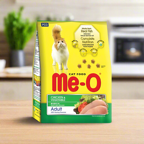 Me-O Adult Chicken & Vegetable Cat Food 450 grm