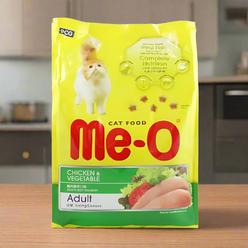 Me-O Adult Chicken & Vegetable Cat Food 1.2kg