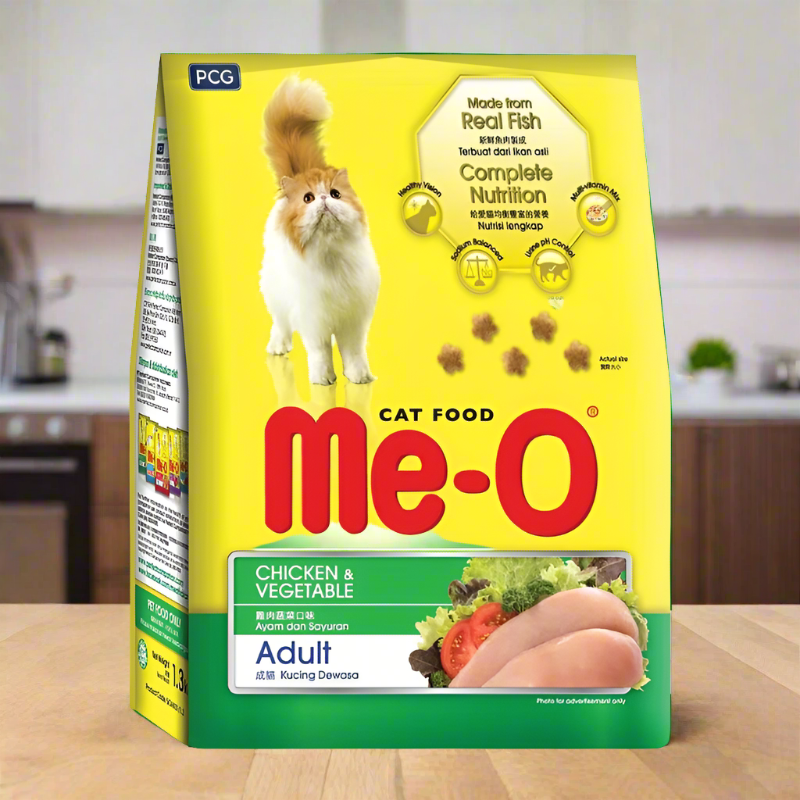 Me-O Adult Chicken & Vegetable Cat Food 3kg